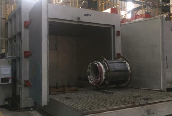 Heat Treatment Furnaces / Ovens for Turbines/blades/Rotors to Renewable Energy Industries.