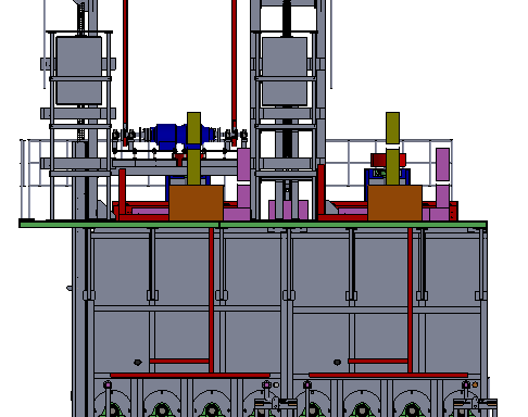 3D Stimulation Drawing for Heat Treatment Furnace
