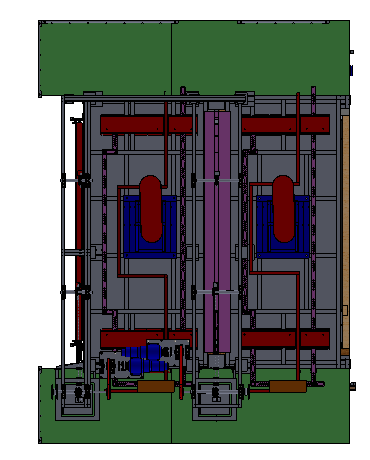 TOP VIEW heat treatment furnace design