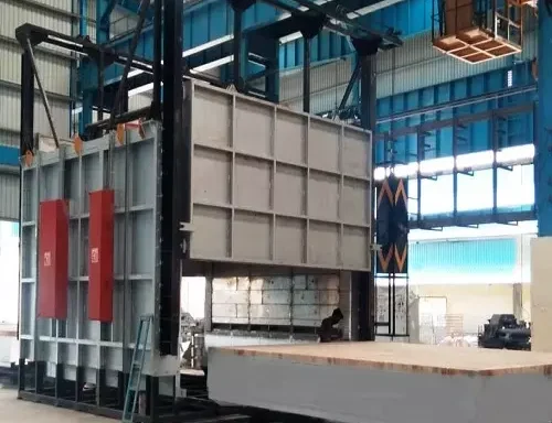 JR Furnace Ships Electrically Heated Double Door Double Bogie Type Annealing Furnace for Cable & Conductor Industries